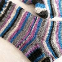 Socken handgestrickt, Größe 40/41, Stricksocken, Wollsocken, Damen und Herren Socken Bild 6