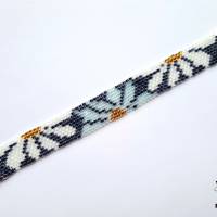 Armband aus Miyuki Delicas Größe M, 17,5 cm Bild 1