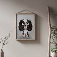 Hunde Poster | Bilder für Diele, Esszimmer, Wohnzimmer & Kinderzimmer [A3]  | Fluffy Hugs Bild 2