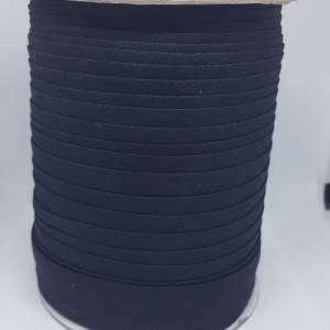 0,20 EUR/m  1 Rolle 91m  Schrägband schwarz Baumwolle gefalzt Einfassband Bild 1