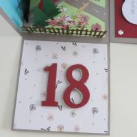 Explosionsbox, Geschenkverpackung,18. Geburtstag, Geburtstag, Führerschein, bestandener Führerschein, Urlaub, Volljährig Bild 4