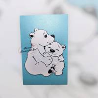Plotterdatei Eisbärenmama/ Eisbärenpapa mit Kind Bild 3