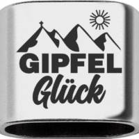 Besonderer Schlüsselanhänger "GIPFEL Glück" aus Segelseil in deiner Wunschfarbe Bild 3