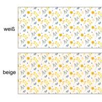 Vlies Bordüre: Gelbe Blüten - optional selbstklebend - 20 cm Höhe Bild 2