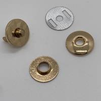 Magnetverschluss, gold, 17 mm, besondere Optik Bild 2