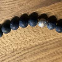 Handgefertigte Halskette,Blaue Perlenkette,Halsschmuck,blaue Kette,Schmuck, Geschenk für Sie,Edelsteinkette, Bild 7