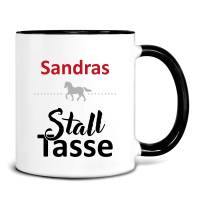 Stalltasse mit Namen, Tasse Pferde Mädchen und Pferdemenschen personalisiert Bild 2