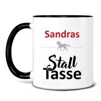 Stalltasse mit Namen, Tasse Pferde Mädchen und Pferdemenschen personalisiert Bild 3