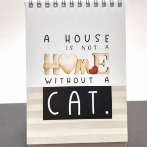 Paket für Wiederverkäufer Kalender Katzen, Tischaufsteller mit lustigen Sprüchen Bild 2