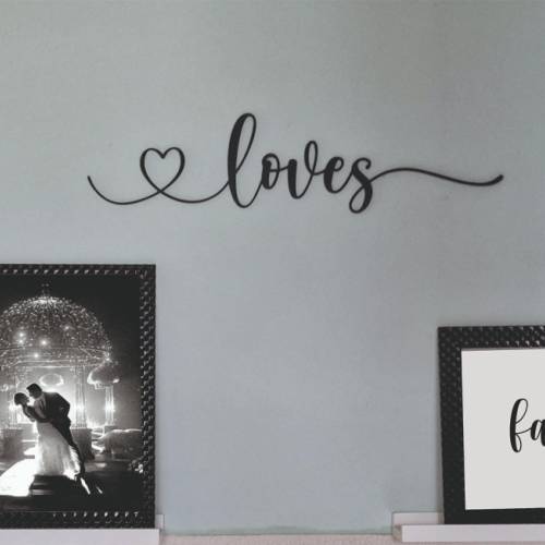 All of me loves all of you Wandtext, 3D Wanddeko, Spruch, Wandtatoo, Wall Art, Dekoration für die Wand