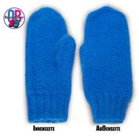 warme Handschuhe, selbst gestrickte Handschuhe, Größe -M (8), Accessoire, Angora Bild 7
