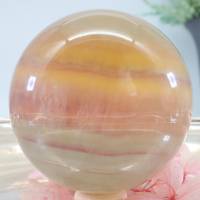 GROSSE CANDY FLUORIT Edelsteinkugel 68 mm ~hohe Qualität ~Regenbogen ~Durchsichtig ~Wassermelonen Fluorit ~Mineralien Bild 5