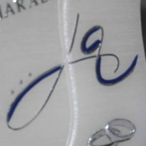 Hochzeitskerze Welle "ja" mit Perlmutt-Oberfläche und zwei Dochten, Brautkerze, Traukerze, personalisierbar Bild 7