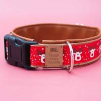 Hundehalsband oder Hundegeschirr REINDEER IN RED, Weihnachten, Rentier Bild 3