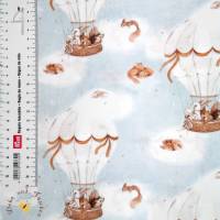 19,00 EUR/m Meterware Dear Stella Hasen im Ballon Designerstoff für Babykissen Krabbeldecken Kindertaschen Bettwäsche Bild 1