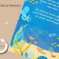 Kreative Urkunden Kindergeburtstag mit Meerestieren | Personalisierte Meeresforscher Urkunde für Kindergeburtstag | Bild 8