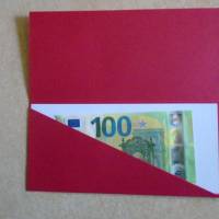 Gutschein Weihnachtsverpackung Geldgeschenk  Weihnachten Konzertkarte Rot Verpackung Zuckerstange Bild 4