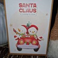 Weihnachtsgrußkarte/ Schneemann / Auto / winterlich / festliche Stimmung / Weihnachtskarte mit Schneemannmotiv Bild 5