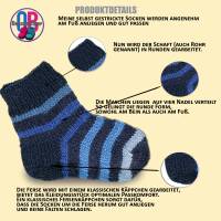 Söckchen, Socken, stricken, handgemacht, Geschenk , Wolle, 11 cm. Bild 2