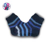 Söckchen, Socken, stricken, handgemacht, Geschenk , Wolle, 11 cm. Bild 5