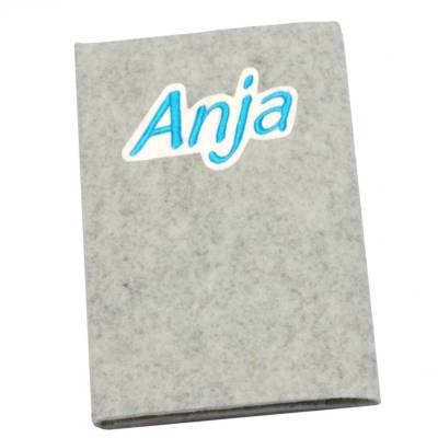 Personalisierte Stickapplikation Name – Aufbügler Patch für DIY, Filz & Stoff, individuell bestickt