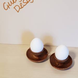 Eierbecher aus Holz - gedrechselt, Handmade Bild 1