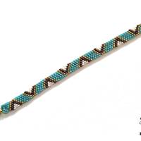 Zartes Armband aus Miyuki Rocailles Größe S/M, 17 cm Bild 2