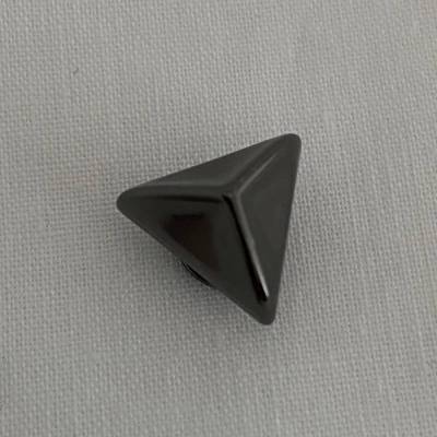 Schraubniete Pyramide, gunmetal / Buchschraube/ 2 Stück