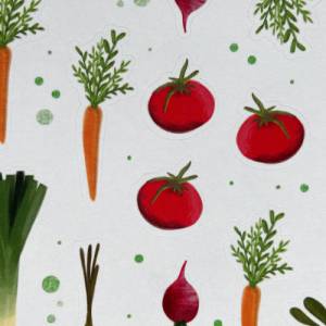 Sticker Garten | Gärtnern | Gardening | Aufkleber Bulletjournal | Journal Sticker | Vegetable | Watercolor Bild 5