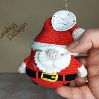 Kleiner Weihnachtswichtel ganz groß, befüllbare und bespielbare Figur aus mercerierte Baumwolle, Handmade Unikat Bild 10