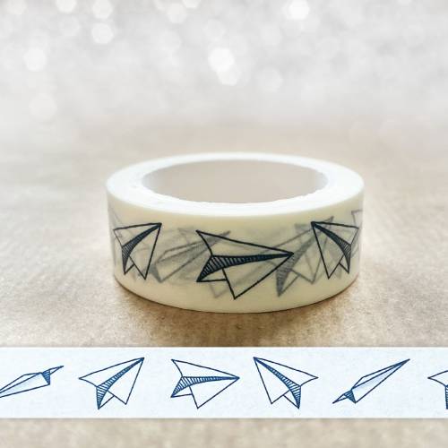 Washi Tape | Papierflieger | 10 m | Aufkleber | Bulletjournal | Journal Sticker