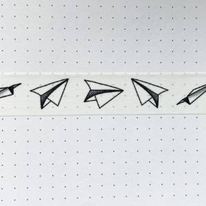 Washi Tape | Papierflieger | 10 m | Aufkleber | Bulletjournal | Journal Sticker Bild 4