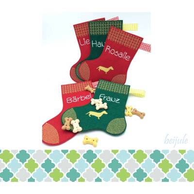 Nikolausstiefel zum befüllen für Hund und Mensch