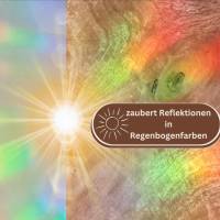 Suncatcher Sticker Schneeflocke - Winter Sonnenfänger selbstklebend -Regenbogen Fenstersticker - opaler Fensteraufkleber Bild 4