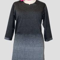 Damen Kurz Kleid in Klassik Grau/Schwarz Bild 1
