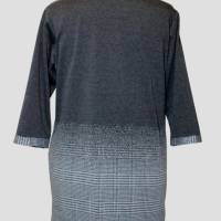 Damen Kurz Kleid in Klassik Grau/Schwarz Bild 3