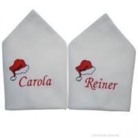 Servietten mit Name Stoffservietten personalisiert für Weihnachten Bild 3