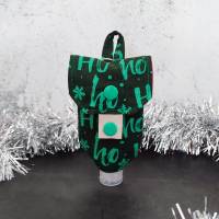 Desinfektionsmittel Anhänger / Handgeltasche mit Karabiner HO-HO-HO - Weihnachten, Advent | RÄUBERKIND Bild 1
