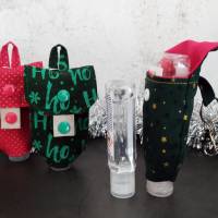 Desinfektionsmittel Anhänger / Handgeltasche mit Karabiner HO-HO-HO - Weihnachten, Advent | RÄUBERKIND Bild 3