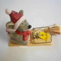 Geldgeschenk, ein paar Mäuse für dich, Geburtstag,Geschenk, Geldgeschenkverpackung,Weihnachten-Knete-Flocken Bild 2