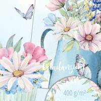 Landhaus Stil Poster Set - Pastell Blumen | Shabby Art Dekoration|  [A4] Bild 10
