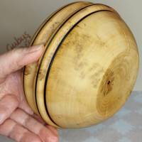 Obstschale - gedrechselt - Holz - Handmade Bild 10