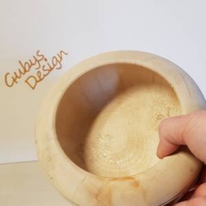 Obstschale - gedrechselt - Holz - Handmade Bild 4