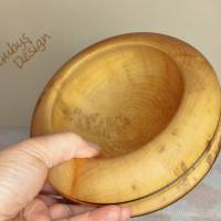 Obstschale - gedrechselt - Holz - Handmade Bild 8