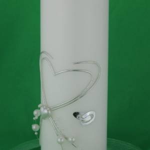 Exklusiver Glasteller in klarer Ausführung mit stilvollem Randdekor - Vielseitige Dekoidee für besondere Anlässe, Kerzen Bild 4
