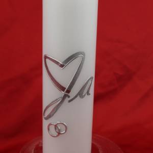 Exklusiver Glasteller in klarer Ausführung mit stilvollem Randdekor - Vielseitige Dekoidee für besondere Anlässe, Kerzen Bild 7