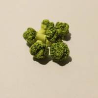 Miniatur 6 Stück Brokkoli - Broccoli - Puppenhaus oder  zur Dekoration oder zum Basteln - Wichteltür Krippenbau Bild 1