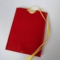 Gutscheinhülle und Blanco-Klappkarte - groß in rot "Pilze" - mit Fach für Gutscheine in Scheckkartengröß Bild 10