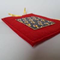 Gutscheinhülle und Blanco-Klappkarte - groß in rot "Pilze" - mit Fach für Gutscheine in Scheckkartengröß Bild 9