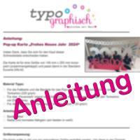 Plotterdatei Pop-up Card "Frohes Neues Jahr 2024” - English version included Bild 5